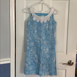 0p loft light blue dress